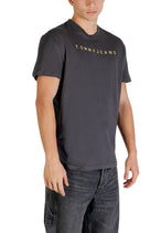 T-shirt Tommy Hilfiger Jeans couleur gris — vue 3