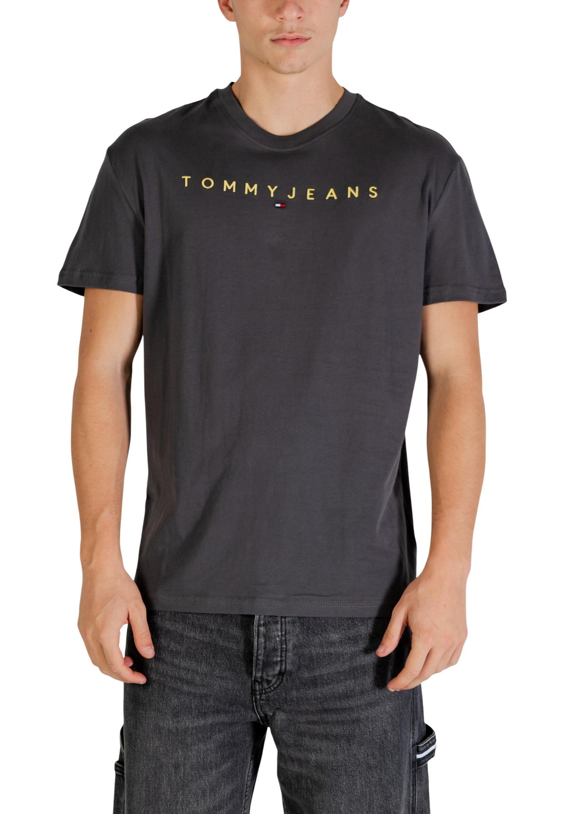 T-shirt Tommy Hilfiger Jeans couleur gris — vue 5