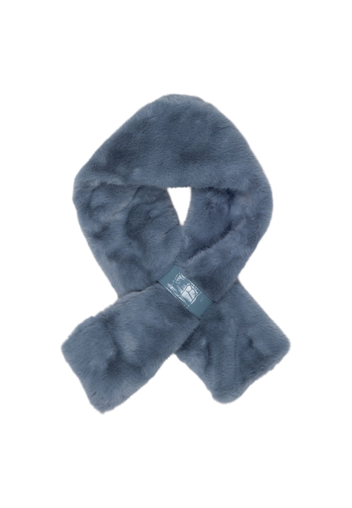 Écharpe Ayfee couleur bleu azur — vue 4