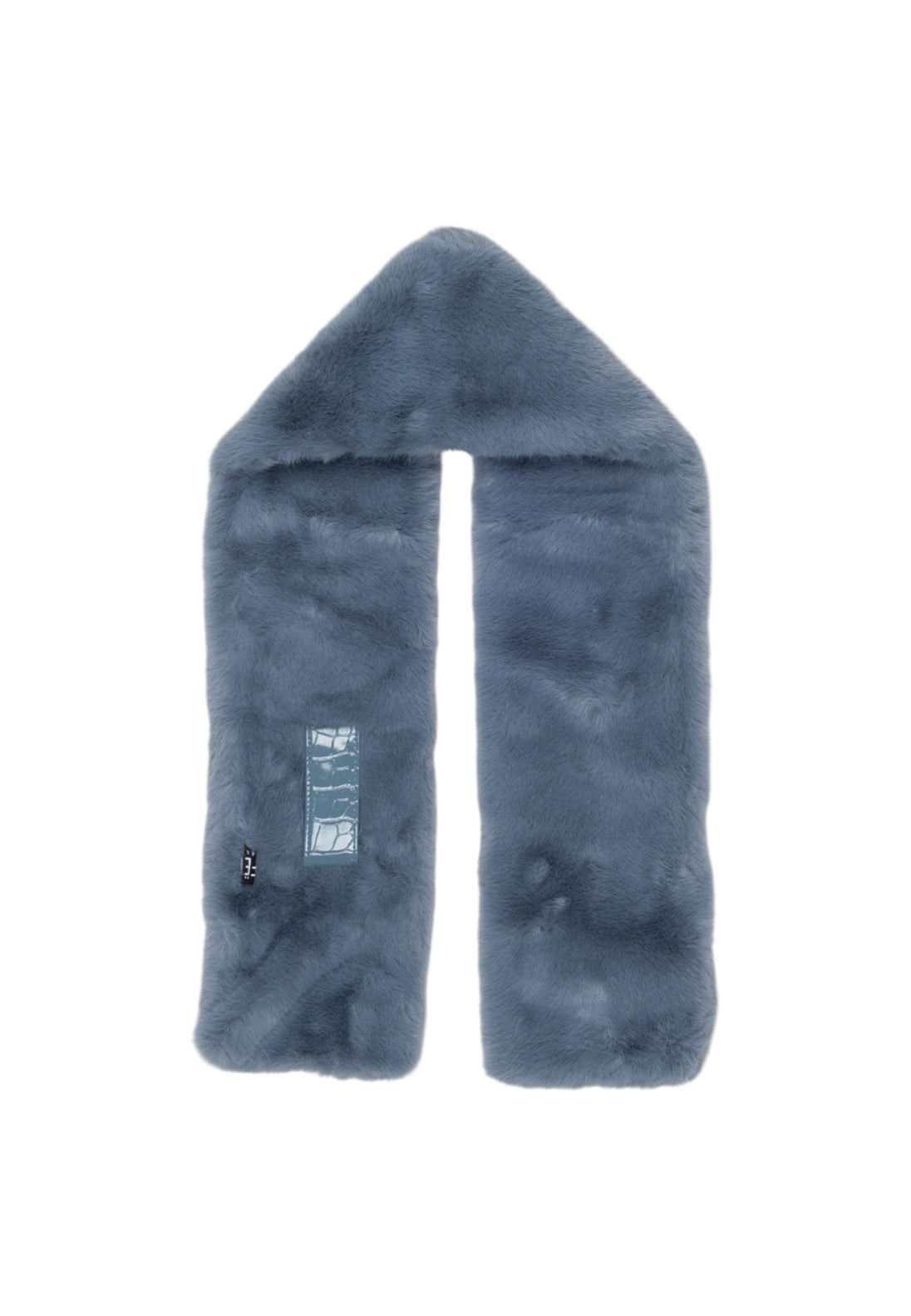 Écharpe Ayfee couleur bleu azur — vue 2