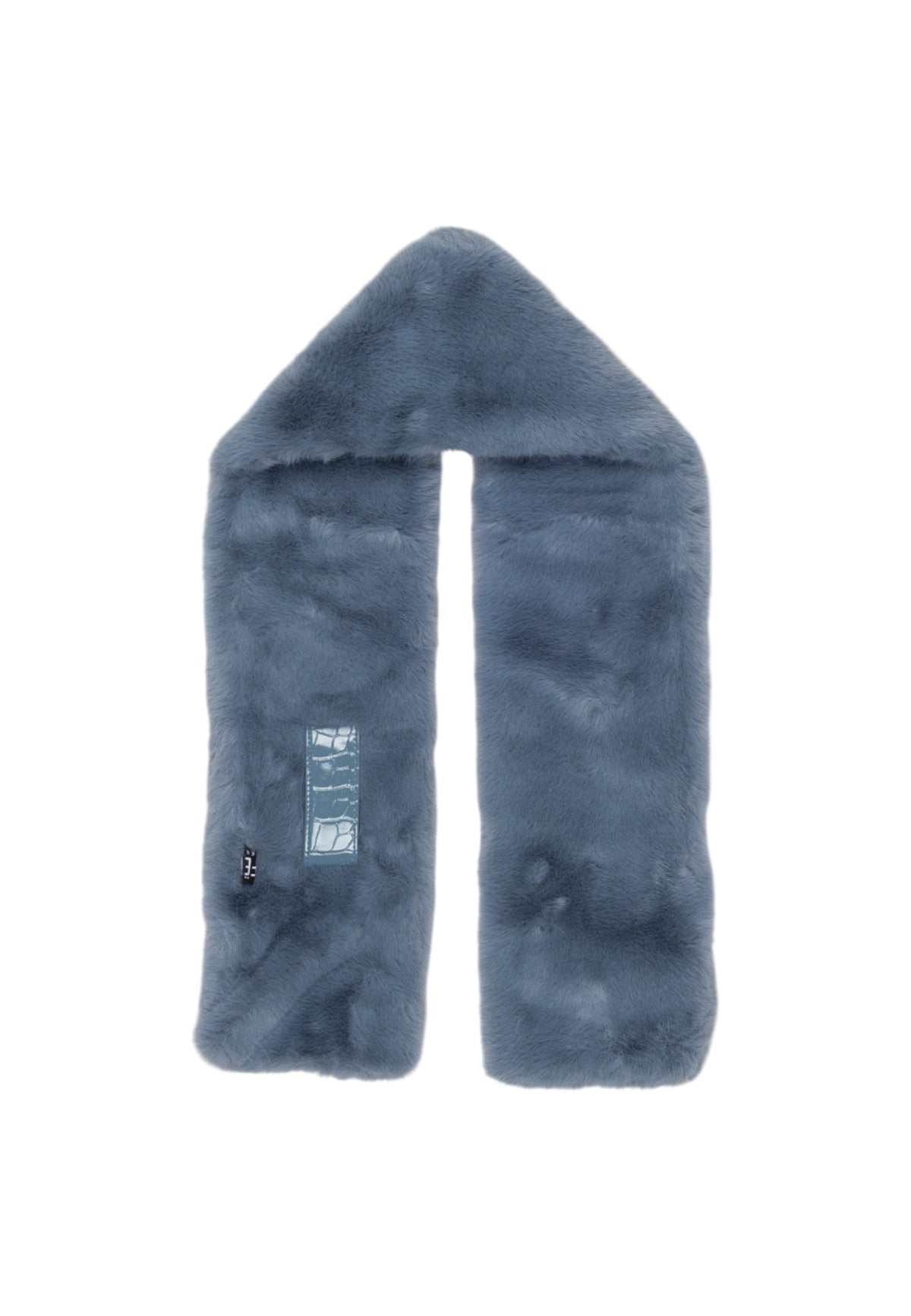 Écharpe Ayfee couleur bleu azur — vue 2