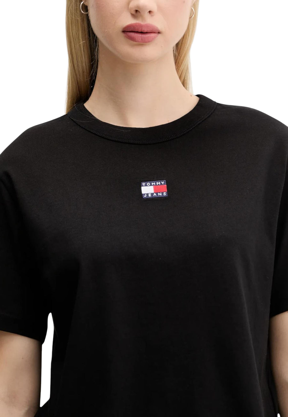 T-shirt Tommy Hilfiger Jeans couleur noir — vue 4