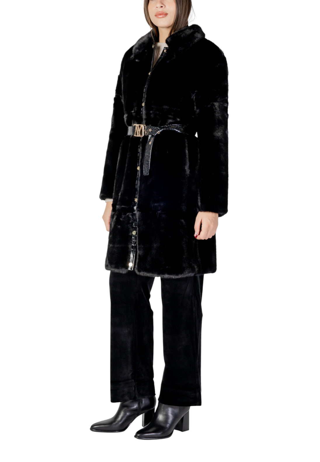 Manteau Ayfee couleur noir — vue 3