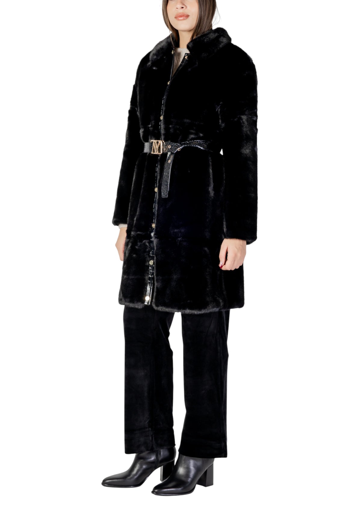 Manteau Ayfee couleur noir — vue 3