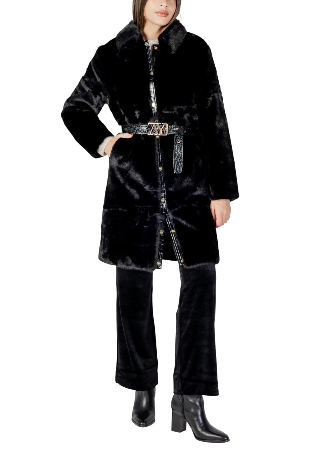 Manteau Ayfee couleur noir — vue 5