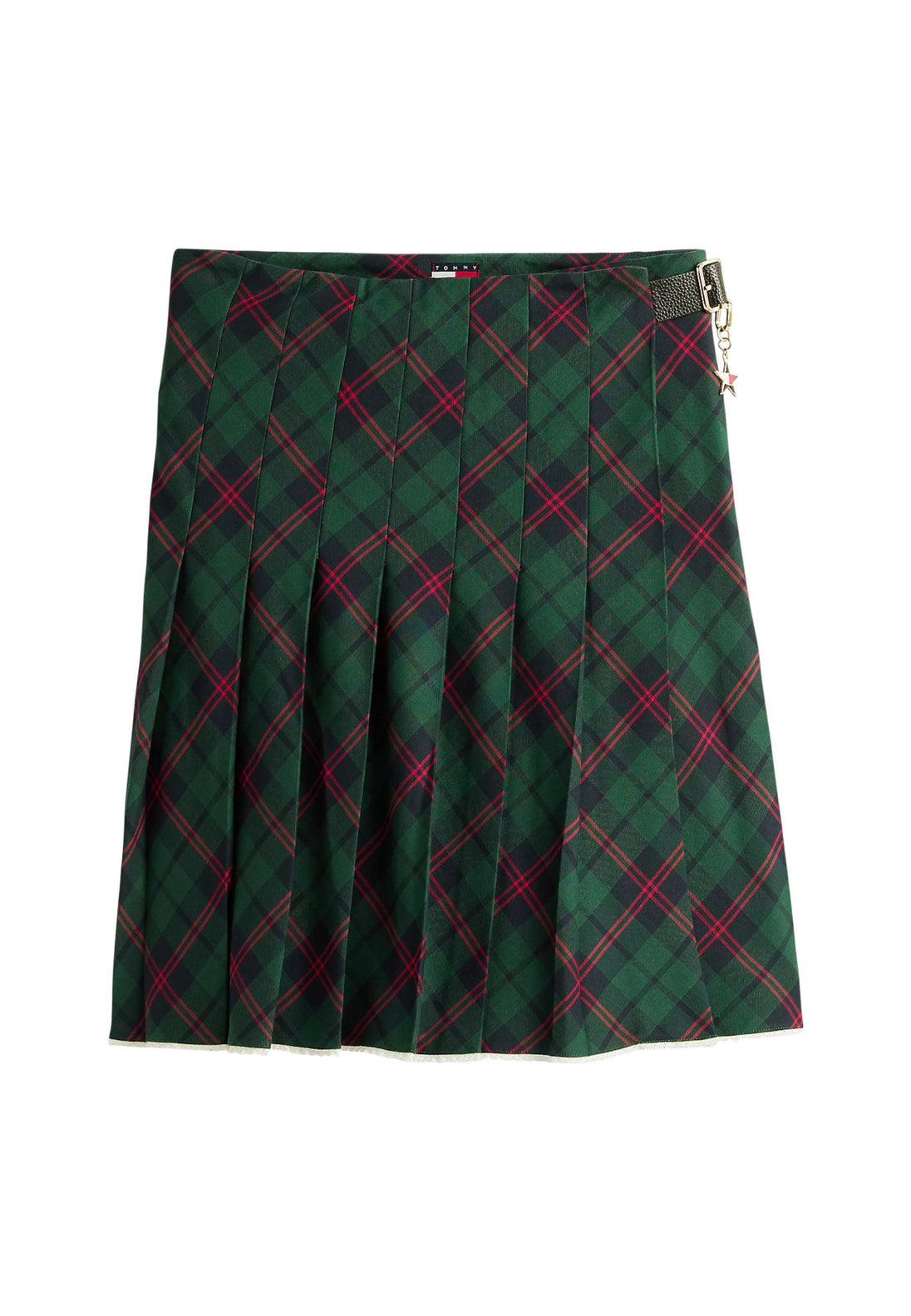 Jupe Tommy Hilfiger Jeans couleur vert — vue 2