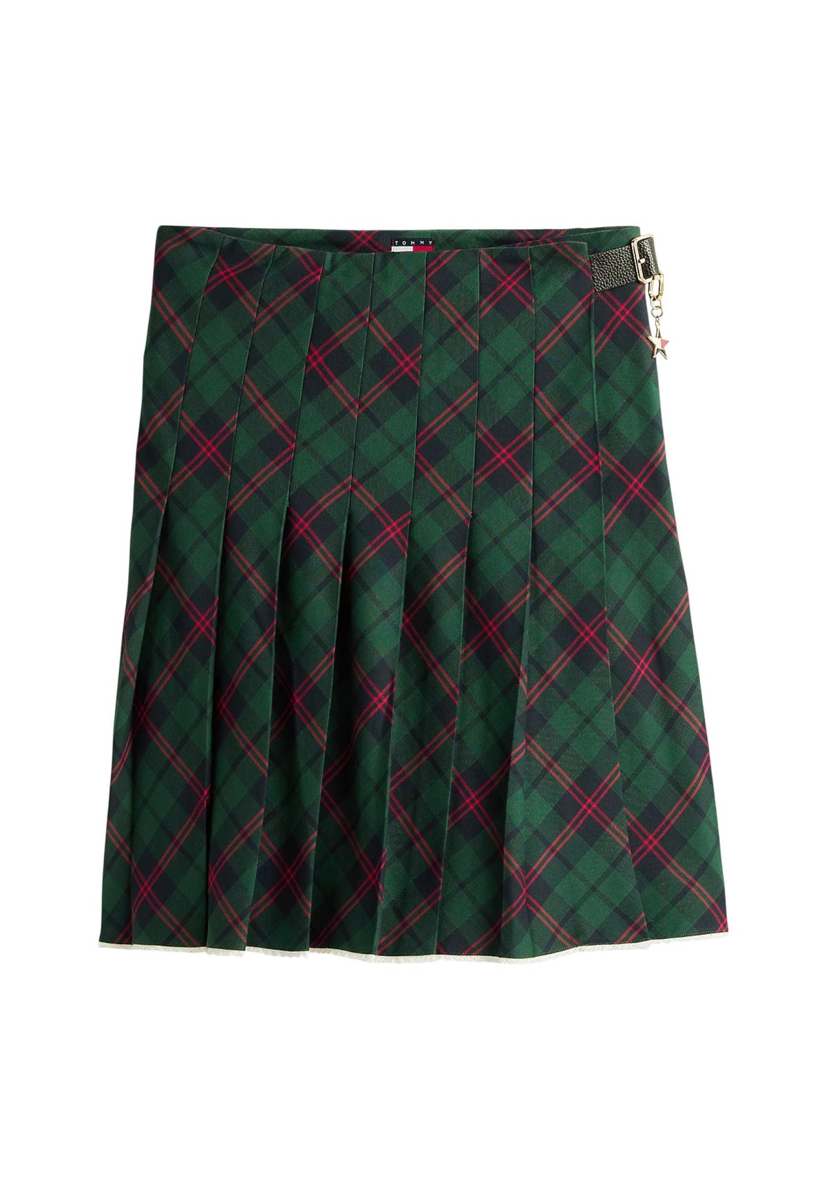 Jupe Tommy Hilfiger Jeans couleur vert — vue 2