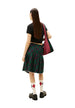 Jupe Tommy Hilfiger Jeans couleur vert — vue 4