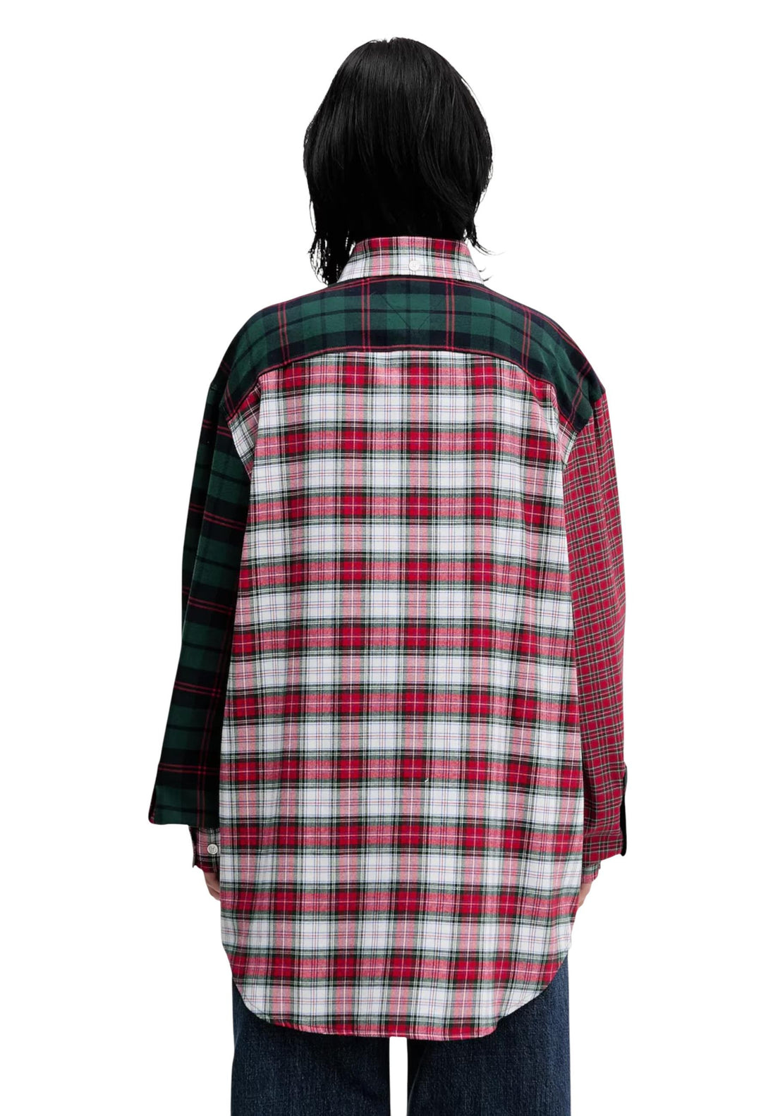 Chemise Tommy Hilfiger Jeans couleur rouge — vue 3