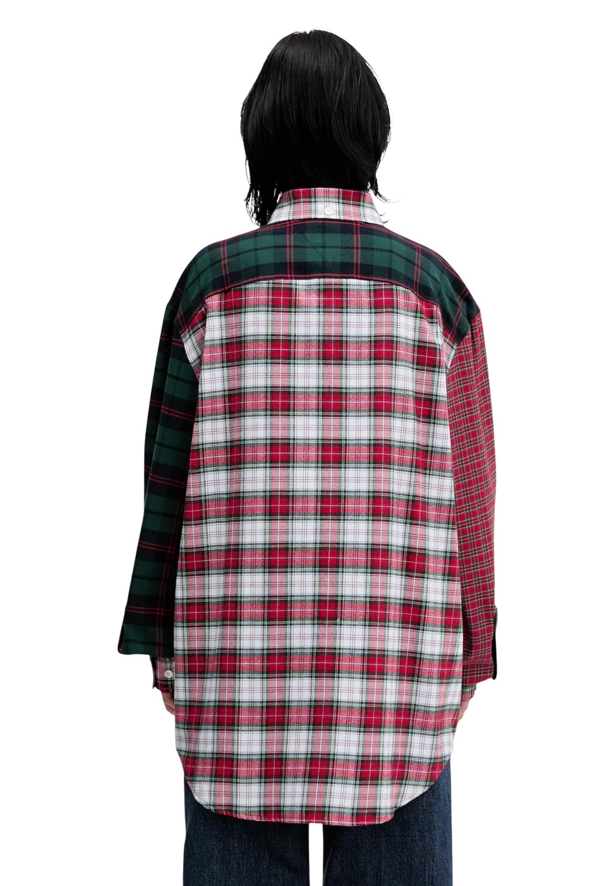Chemise Tommy Hilfiger Jeans couleur rouge — vue 3