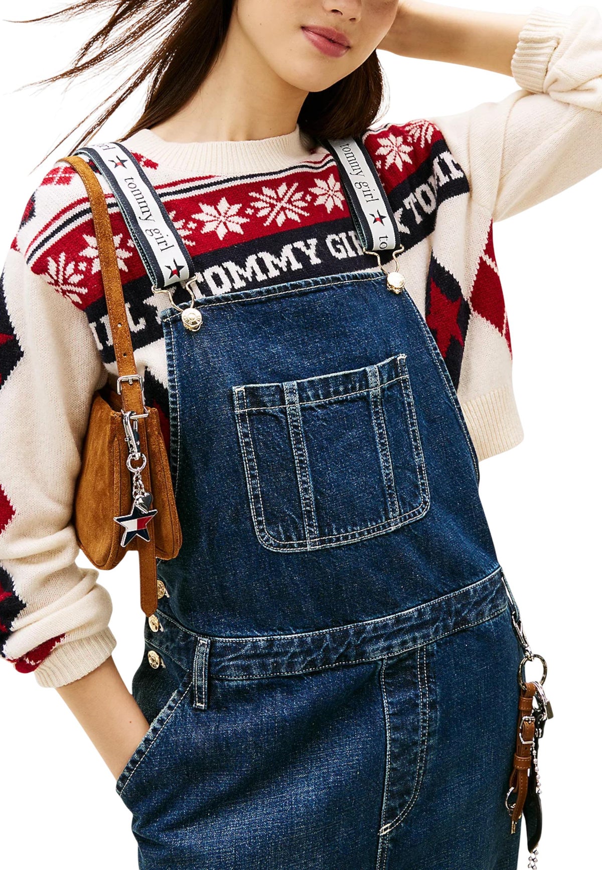 Survêtement Tommy Hilfiger Jeans couleur bleu — vue 4
