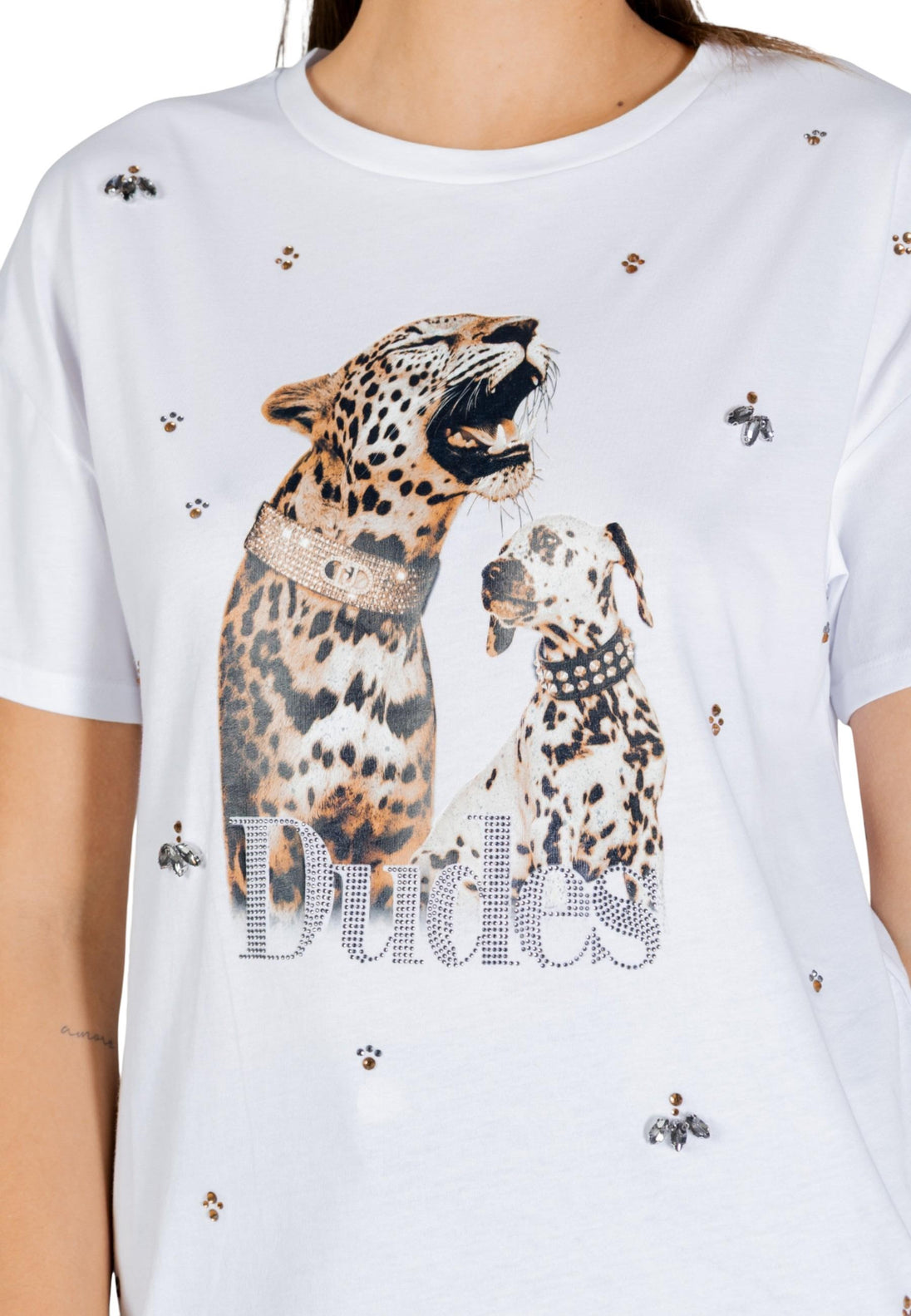 T-shirt Liu Jo couleur blanc — vue 3