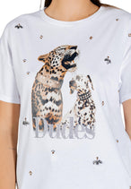 T-shirt Liu Jo couleur blanc — vue 3