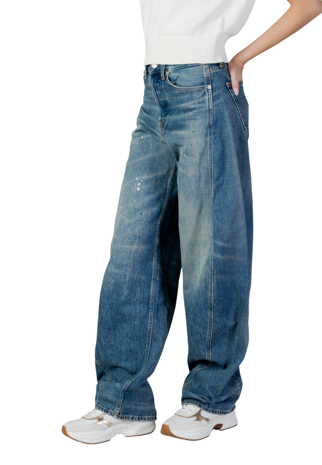 Jean Tommy Hilfiger Jeans couleur bleu — vue 3
