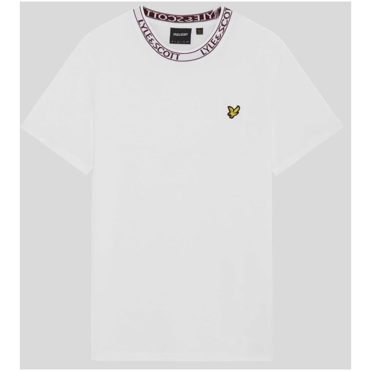 T-shirt Lyle & Scott couleur blanc — vue 3