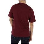 T-shirt Lyle & Scott couleur bordeaux — vue 2