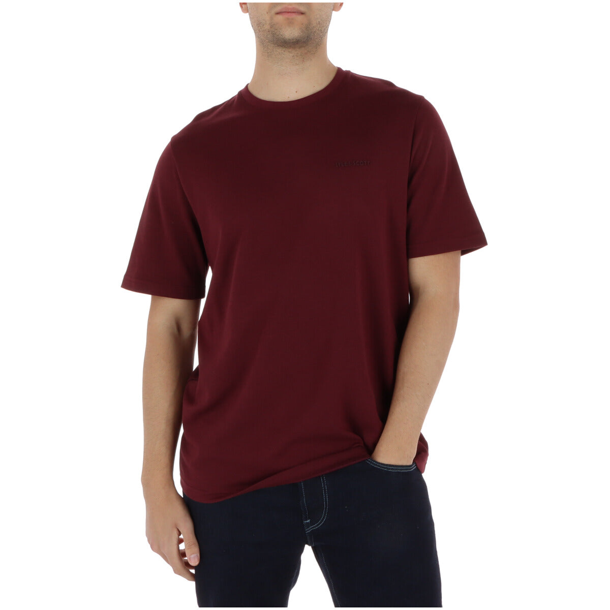 T-shirt Lyle & Scott couleur bordeaux