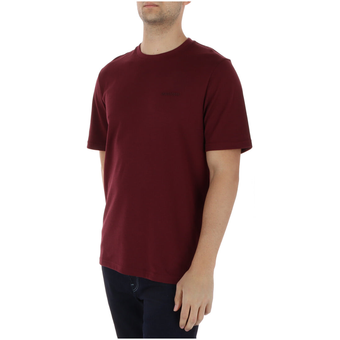 T-shirt Lyle & Scott couleur bordeaux — vue 3