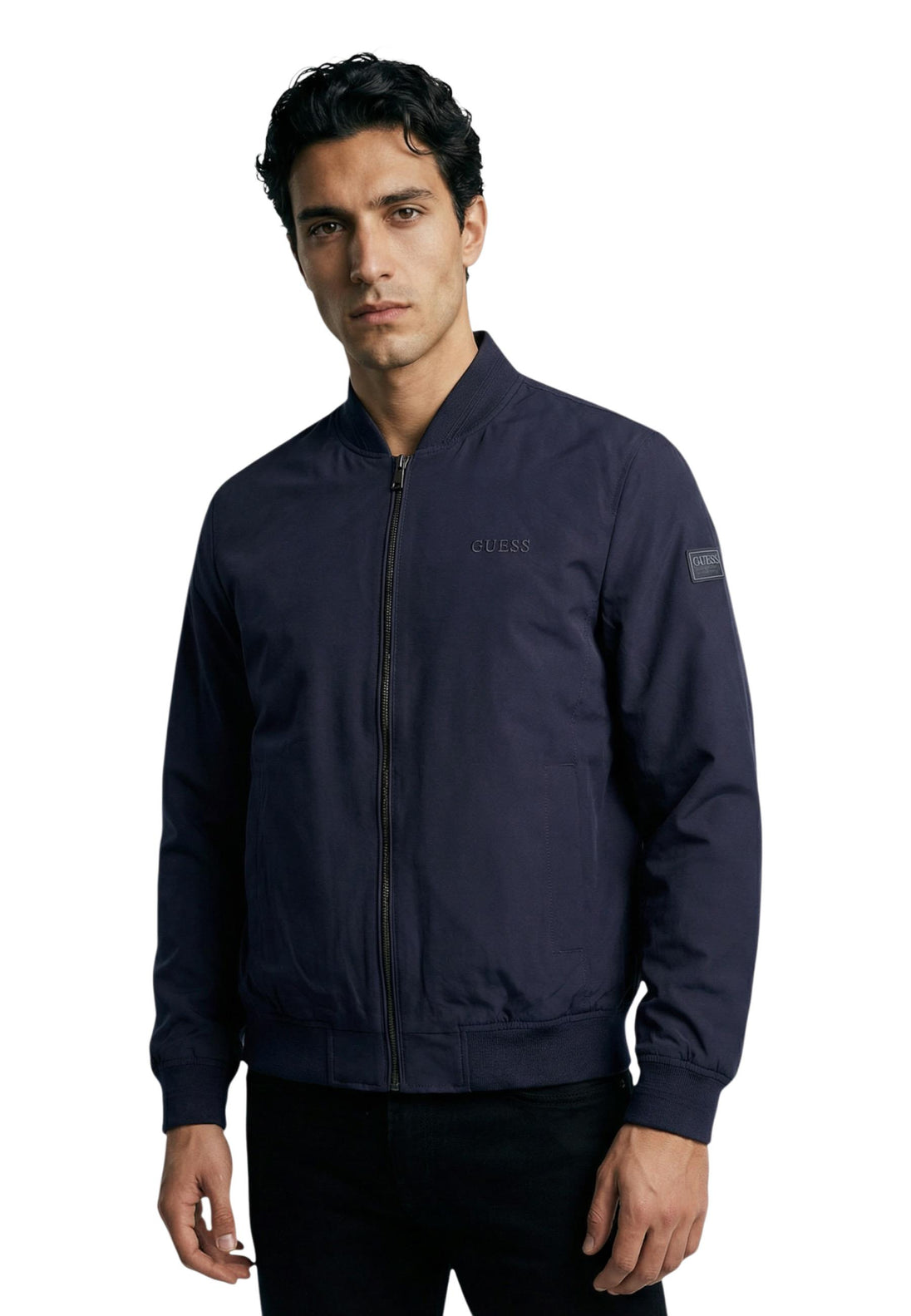 Veste Guess couleur bleu — vue 5