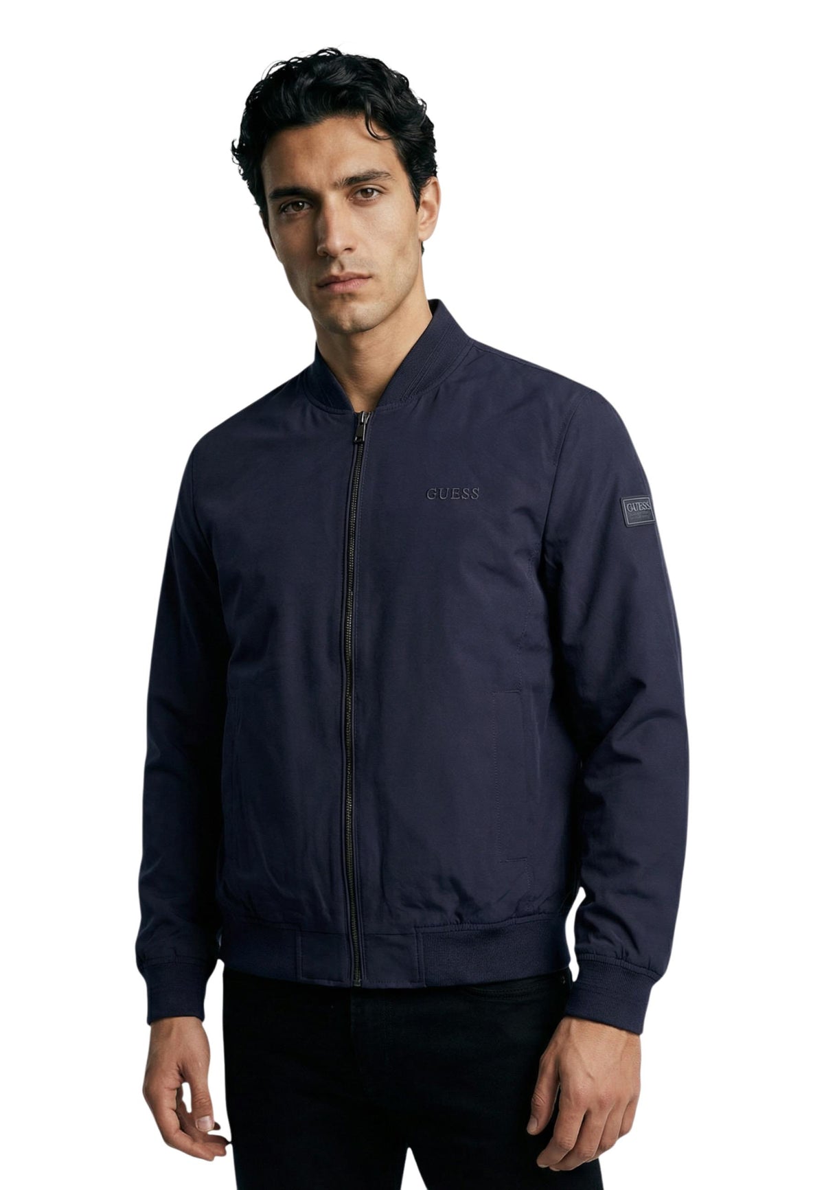 Veste Guess couleur bleu — vue 5