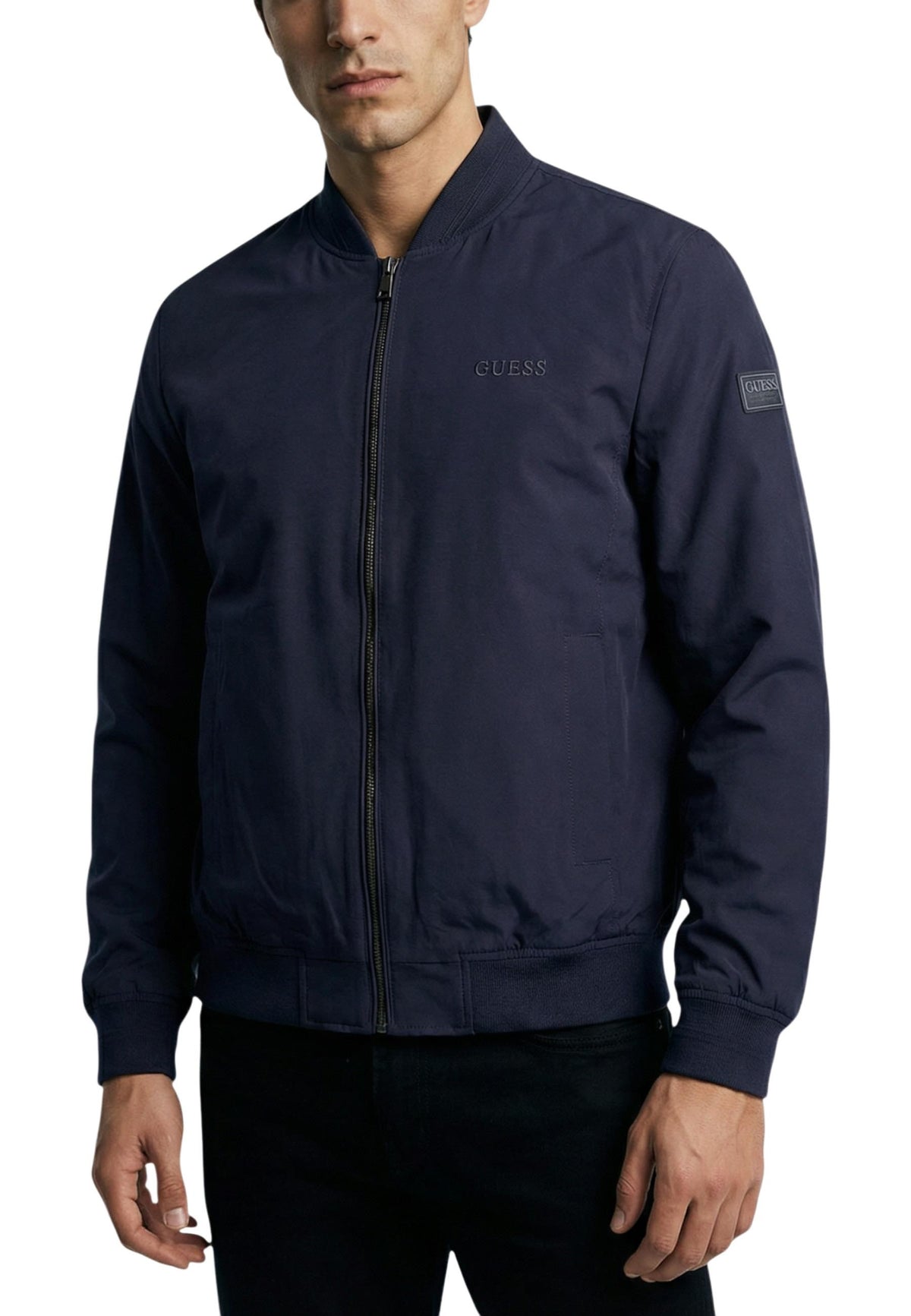 Veste Guess couleur bleu — vue 2