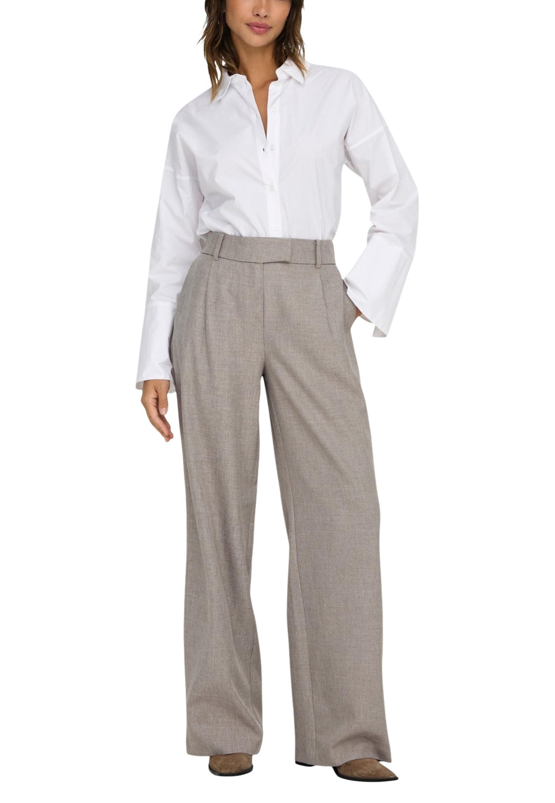 Pantalon Only couleur gris — vue 4