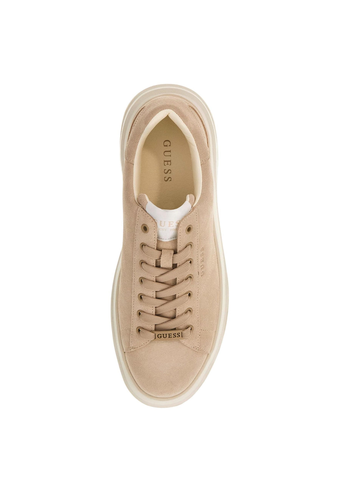 Baskets Guess couleur beige — vue 3