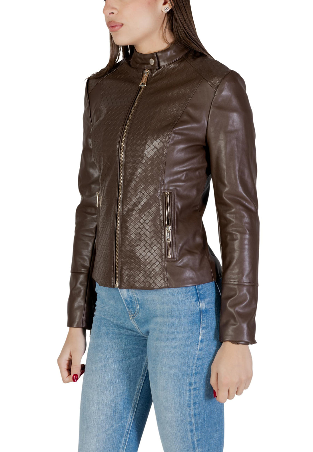Veste Guess couleur marron — vue 4