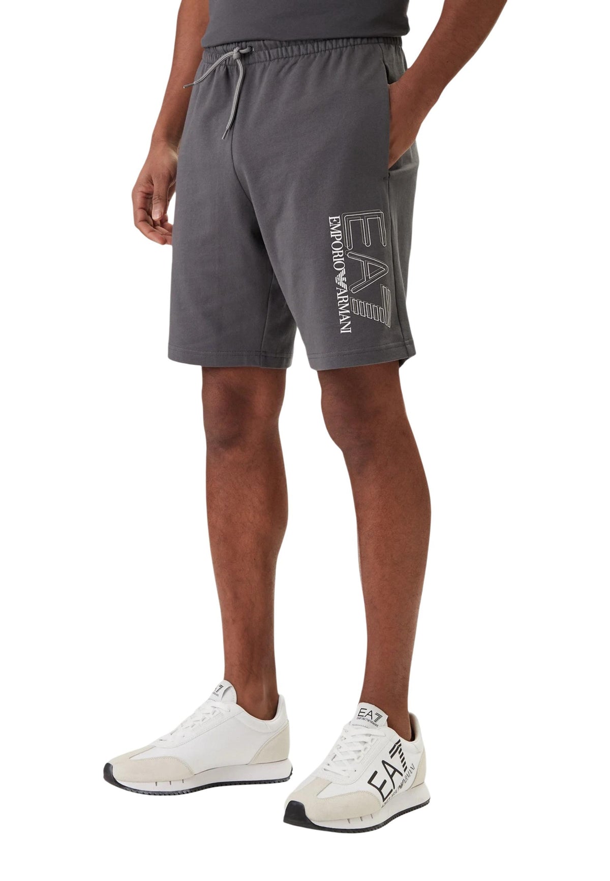 Bermuda Ea7 couleur gris