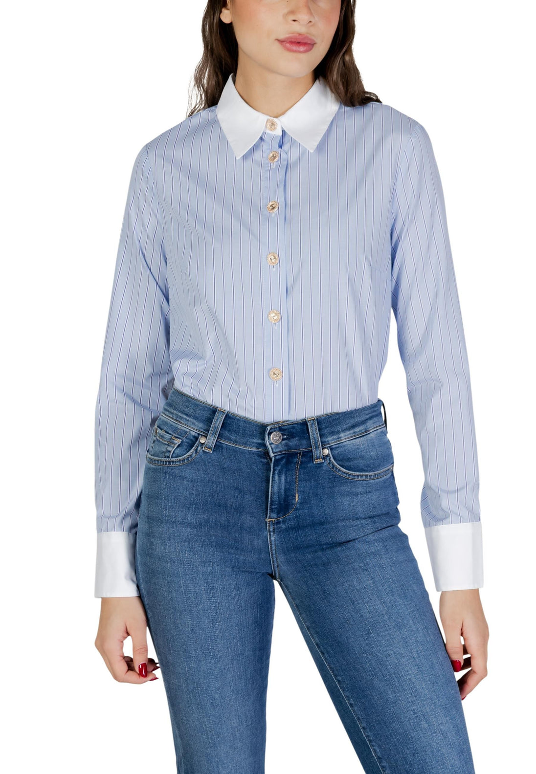 Chemise Morgan De Toi couleur bleu azur