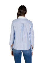 Chemise Morgan De Toi couleur bleu azur — vue 2