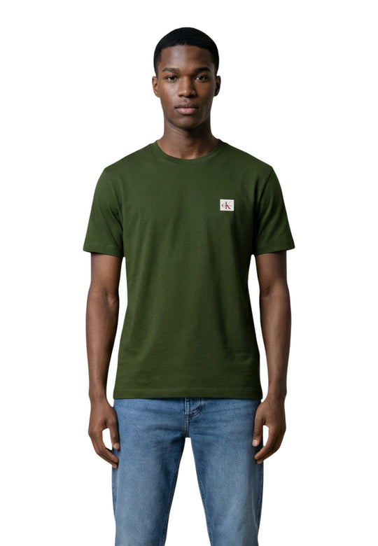 T-shirt Calvin Klein Jeans couleur vert