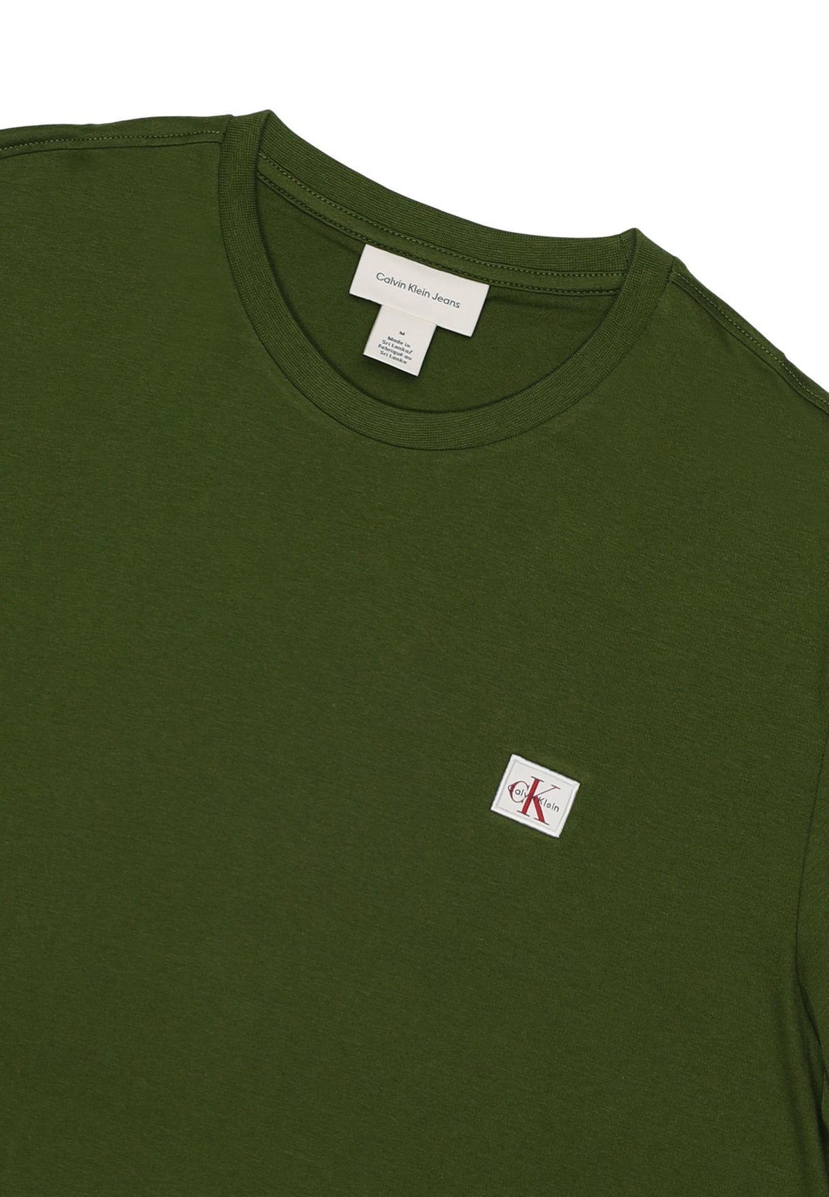 T-shirt Calvin Klein Jeans couleur vert — vue 5