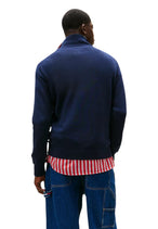 Sweat Tommy Hilfiger Jeans couleur bleu — vue 4