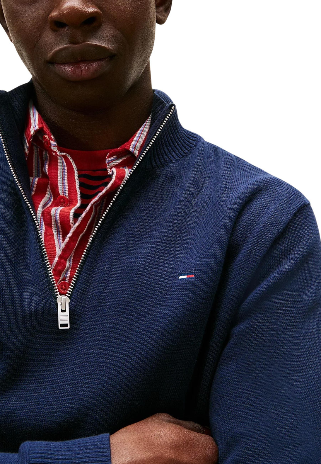 Sweat Tommy Hilfiger Jeans couleur bleu — vue 2