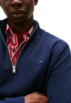 Sweat Tommy Hilfiger Jeans couleur bleu — vue 2