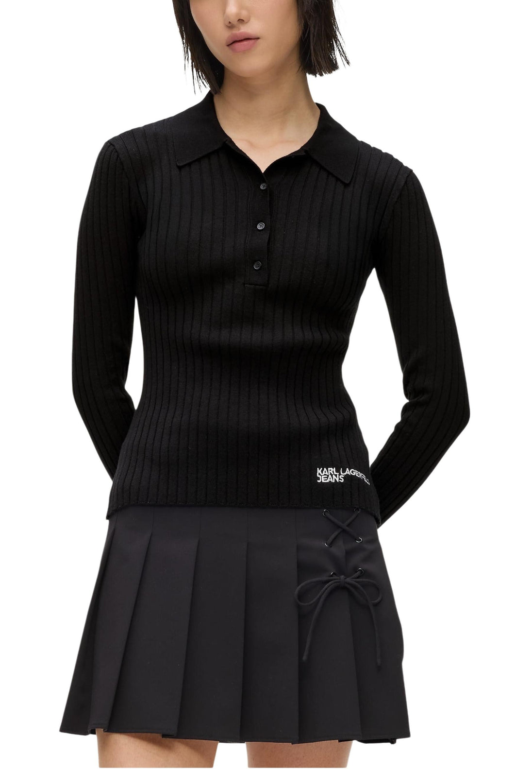 Polo Karl Lagerfeld Jeans couleur noir