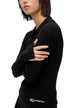 Polo Karl Lagerfeld Jeans couleur noir — vue 3
