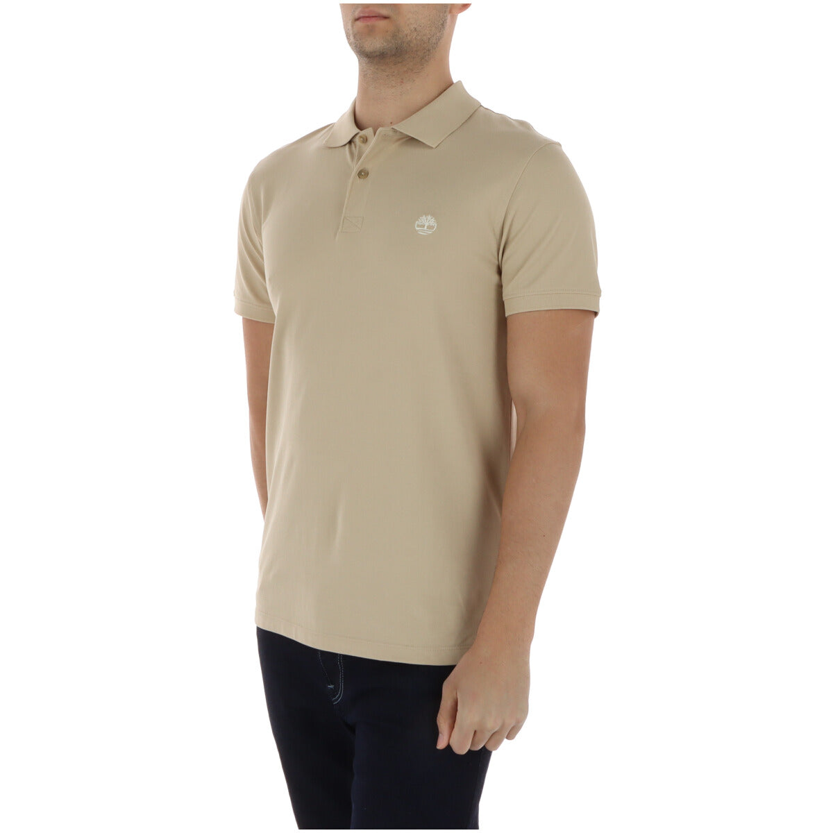 Polo Timberland couleur beige — vue 3