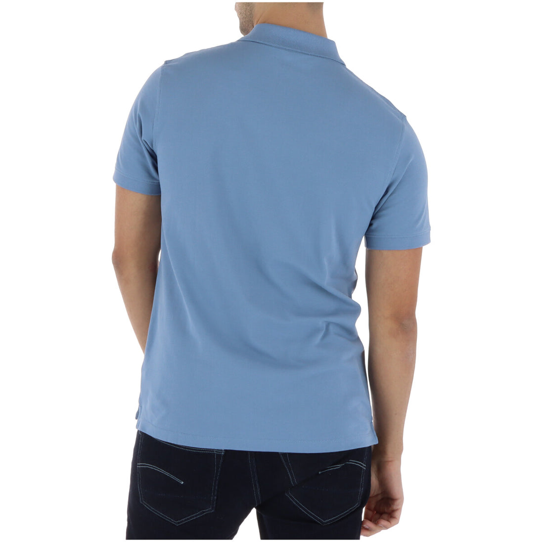 Polo Timberland couleur bleu azur — vue 2