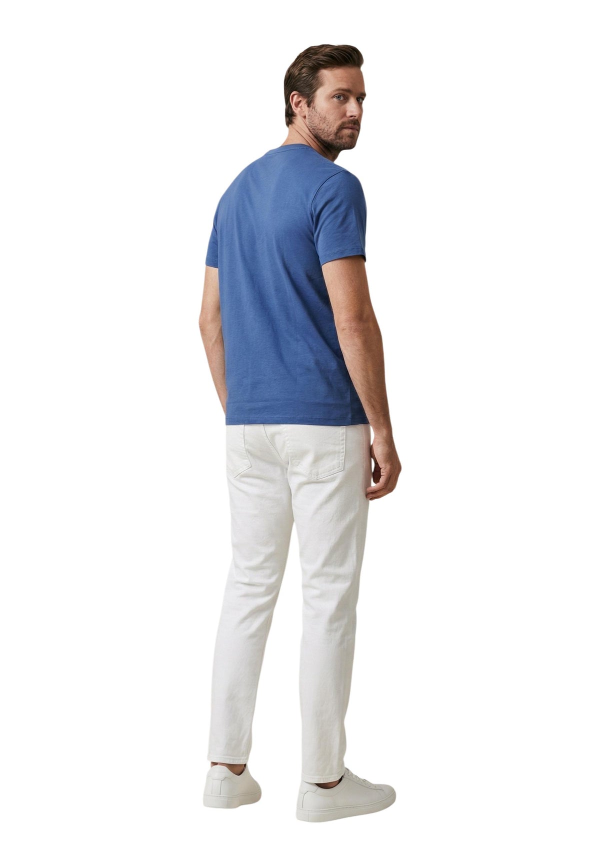 Pantalon Calvin Klein Jeans couleur blanc — vue 4