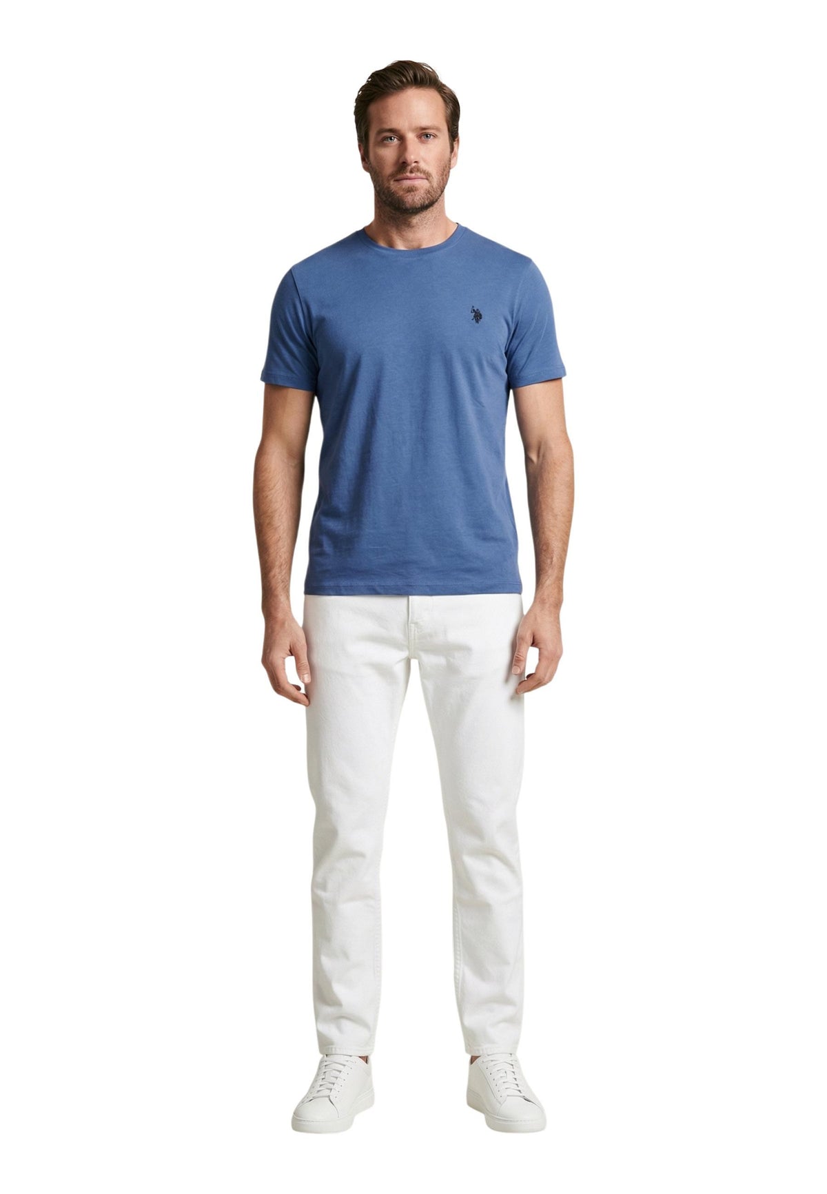 Pantalon Calvin Klein Jeans couleur blanc — vue 3