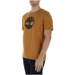 T-shirt Timberland couleur camel — vue 3
