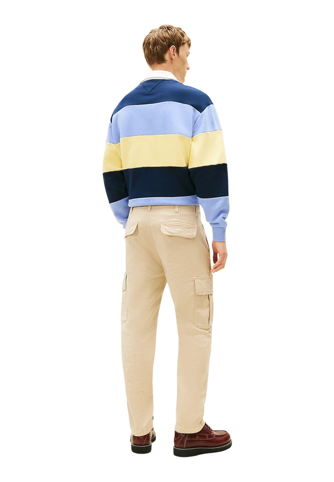 Pantalon Tommy Hilfiger Jeans couleur beige — vue 4