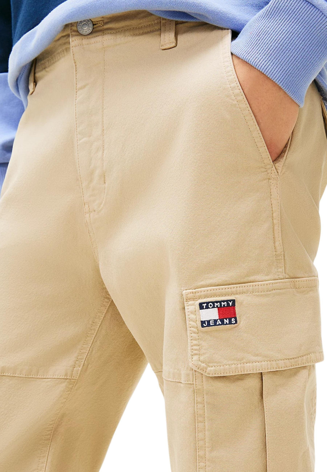 Pantalon Tommy Hilfiger Jeans couleur beige — vue 3