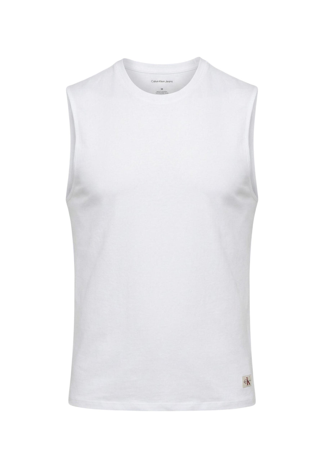Débardeur Calvin Klein Jeans couleur blanc — vue 4