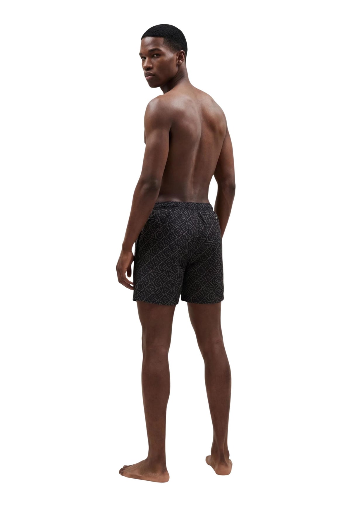 Maillot de bain Armani Exchange couleur noir — vue 3