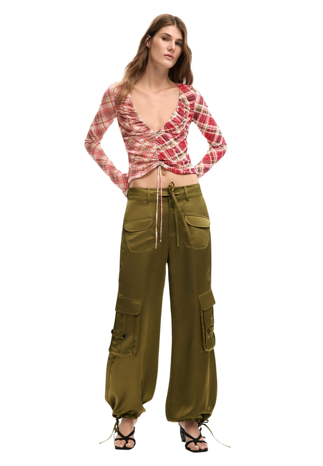 Pantalon Desigual couleur vert — vue 5