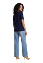 Polo Guess couleur bleu — vue 4