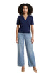 Polo Guess couleur bleu — vue 3